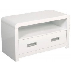 AM Clarus TV Unit/DVD White